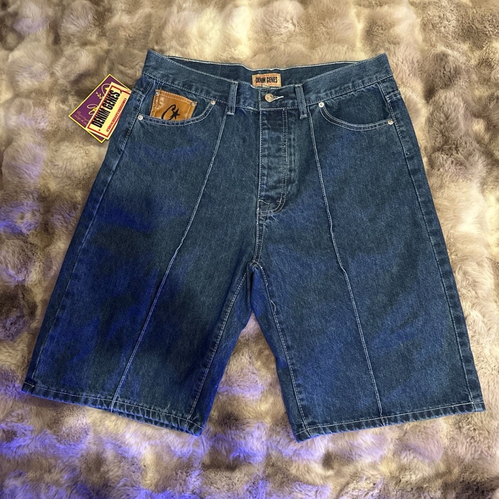 Corteiz C-Star Denim Jorts
Faded Blue